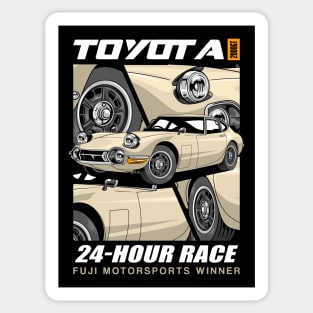 Toyota 2000GT Car Sticker